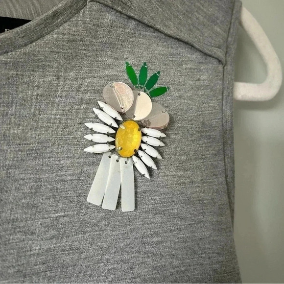 Banana Republic | Grey Beaded Dress - Picture 6 of 10